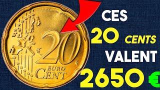 CES 20 EURO CENT VALENT 2650 EURO argent cher