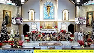 Solemnity of Mother of God. Holy Mass at St. Faustina Parish in Chicago. 01.01.2025