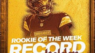  BREAKING: JAYDEN DANIELS WINS RECORD SETTING 10TH ROOKIE OF THE WEEK AWARD