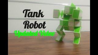 SNAKE CUBE: TANK ROBOT | UPDATED VIDEO | (72 wedges)