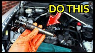 HOW TO REMOVE STUCK DIESEL INJECTORS *EASY WAY*