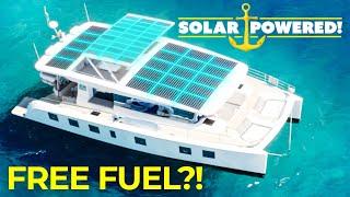 The 100% Solar Powered Electric Yacht That NEVER Needs Charging!