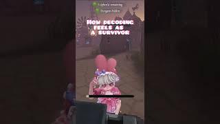 How survivors percieve decoding VS How hunters percieve decoding  #identity #identityvgame #idv #id5