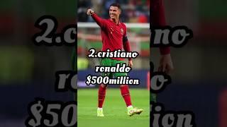 top 3 richest footballer in the world  #viral #top #world #short