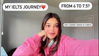 HOW I SCORED 7 BANDS IN 3 WEEKS || MY IELTS JOURNEY || #ielts#viral#internationalstudent#canada