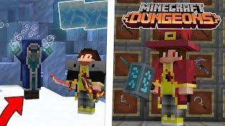 МОД НА ОРУЖИЕ И МОБЫ ИЗ MINECRAFT DUNGEONS