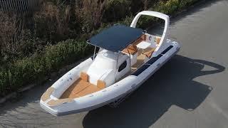 Liya 27 Feet RIB Boat 8.3 meter luxury semi-rigid inflatable boats