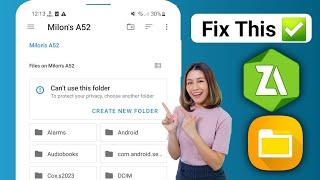 how to fix can't use this folder 2024 | can't use this folder to protect your privacy Solution