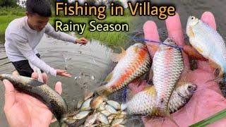 Fishing in Village After Long Time || OMG  इतनी सारी मछलियाँ || आज तो मजा आ गया || Village Fishing