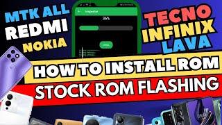 Stock ROM Flashing: Redmi Infinix Tecno Firmware Install (Urdu/Hindi Guide with Free Tool) #stockrom