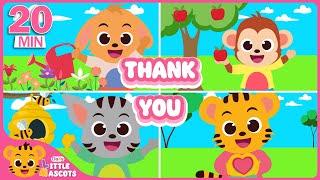 Thank You Song | Happy Friends & Family Songs | Little Mascots