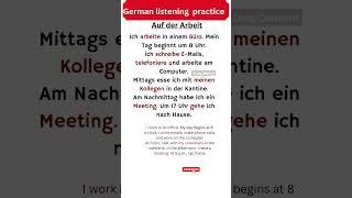 A Short Story in German: Listen and Learn #deutschlernen #deutsch