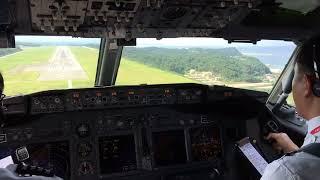 My first B737 landing. It’s hard landing