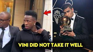 Vinicius jr Filmed Crying after Ballon D'or loss to Rodri