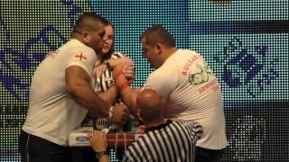 European Armwrestling championship 2015. SAGINASHVILI LEVAN - GEORGI TSVETKOV