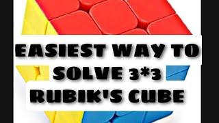 How to solve a 3*3 Rubik's cube with the easiest way || 3rd Layer-(Part 3)