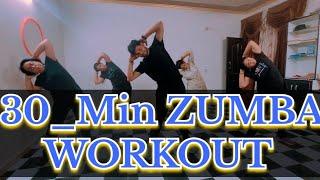 30_MIN ZUMBA WORKOUT/BOLLYWOOD SONGS/RHYTHM DANCE FITNESS STUDIO #zumbafitness #aerobic #weightloss