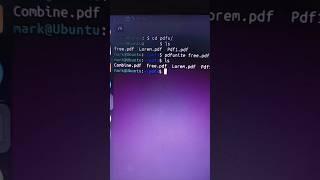 How to Merge Multiple PDFs Into One Single File on Linux