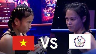 Sức mạnh khủng khiếp của Phương Thuỷ khi chỉ cần 50 giây để hạ knock out tay đấm Đài Bắc Trung Hoa