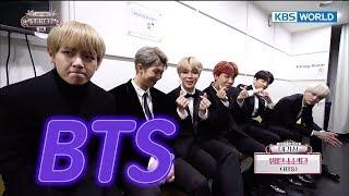 V makes surprise visit to BTS's waiting room!!!!!![SUB: ENG/CHN/2017 KBS Song Festival(가요대축제)]