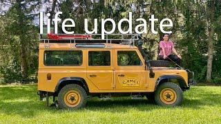 Truck Camping in a Camel Trophy Defender!