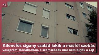 Kilencfős cigány család lakik a másfél szobás bérlakásban