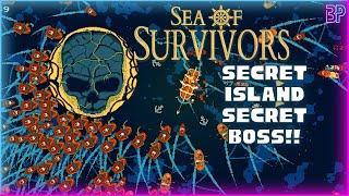 HUNTING THE SECRET ISLAND AND BOSS! | Sea of Survivors Pirate Bullet Heaven Horde Survival