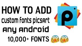 HOW TO ADD CUSTOM FONTS | ANY ANDROID | 10,000+ FONTS DOWNLOADH