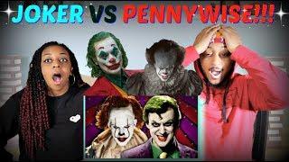 Epic Rap Battles Of History "The Joker vs Pennywise" REACTION!!