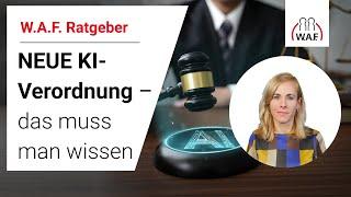 NEUE KI-Verordnung und was der BR dazu wissen muss | Betriebsrat Video