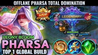 PHARSA BEST BUILD 2021 | TOP 1 GLOBAL PHARSA BUILD | KARRIE BUILD, EMBLEM AND GAMEPLAY - MLBB