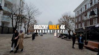 4k Walking in Chechen republic, Grozny | January 2022