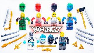 Lego Ninjago Lloyd, Kai, Cole, Jay, Zane, Nya | Ninjago Characters