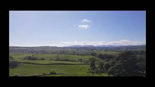 Looking towards The Lake District on a Glasgow train