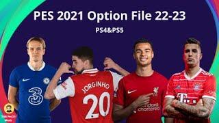 PES 2021 Option File 22-23 PS4 & PS5