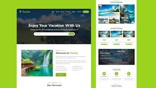  Tour & Travel Website Design  React TypeScript