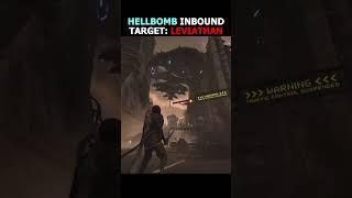 What Happens When You Launch a Hellbomb at a Leviathan in Helldivers 2