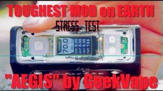 WE RAN OVER THIS MOD WITH A CAR - AEGIS 100WTC MOD by Geekvape (STRESS TEST and EXTREME TESTING)