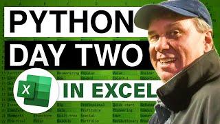 Excel - Gaining Confidence With Python In Excel - Episode 2615