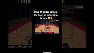 Omg  pulled it from the hash an made it in his face nba2k25 #nba2k25 #gaming #gamer