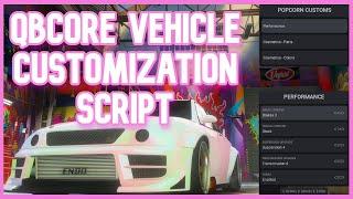 QBCore - Customs / Mechanic Script | popcornrp-customs Install and Showcase | FiveM Tutorial 2023