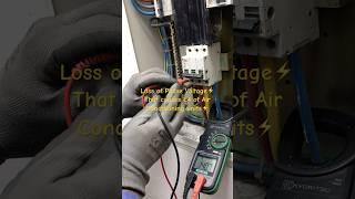 Phase Voltage fault/L2 fuse is open #fuse  #electrician #singlephase #accircuits #electrical