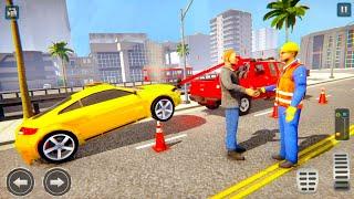 Emergency Road Tow Truck Service Simulator - Car Towing and Fixing - Android Gameplay