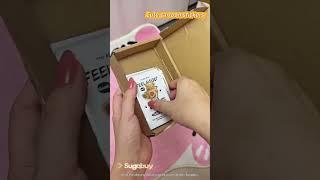 Unboxing the Adorable "Feel Good" Stickers!  Teddy in a Cart!Link in Bio!
