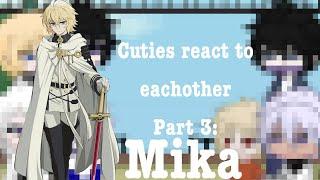 Fandoms react to each other - Part 3: Mika || Seraph of the End || x2 speed ||