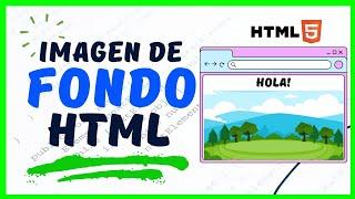 10 COMO poner una IMAGEN de FONDO en HTML y CSS Visual Studio Code  Como PONER FONDO de IMAGEN HTML