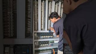 Industrial Automation PLC with SCADA system#electrical
