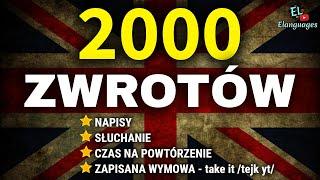 2000 Zwrotów po Angielsku - Najlepsza metoda nauki języka angielskiego skuteczna i szybka