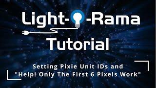 Light-O-Rama Pixie Controllers: Setting DIP Switches (& troubleshooting "only first 6 pixels light")