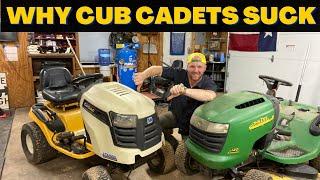 Why Cub Cadet Mowers Suck VS John Deere